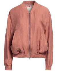 Tela - Rust Jacket Linen, Viscose, Polyamide - Lyst