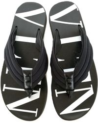 Sandalo basso VLTN Black | Sandali Valentino Uomo | WebSM
