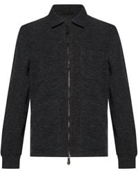 Isaia - Cardigan Wool, Cashmere, Polyamide - Lyst