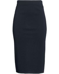 Peserico - Midnight Midi Skirt Merino Wool - Lyst