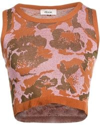 Dixie - Top Viscose, Metallic Fiber, Polyamide - Lyst