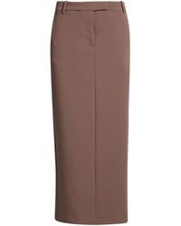 Alysi - Midi Skirt Polyester, Viscose, Elastane - Lyst