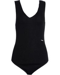 DSquared² - Bodysuit Viscose, Polyamide, Metallic Fiber - Lyst