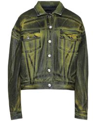 MSGM - Jeansjacke/-Mantel - Lyst