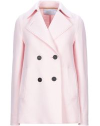 Harris Wharf London Manteau long - Rose
