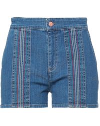 See By Chloé Baumwolle See by chloé baumwolle hemd in Blau Damen Bekleidung Kurze Hosen Knielange Shorts und lange Shorts 