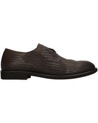 Seboy's - Dark Lace-Up Shoes Calfskin - Lyst