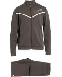EA7 - Lead Tracksuit Polyester, Cotton, Elastane - Lyst