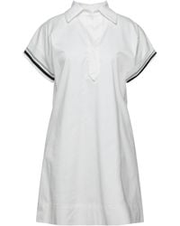 Shirtaporter Kurzes Kleid - Weiß