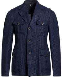 Lardini - Blazer Wool, Linen - Lyst