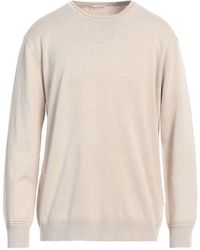 Cashmere Company - Sand Sweater Cotton, Linen - Lyst