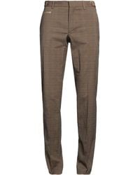 Etro - Khaki Pants Cotton, Elastane - Lyst