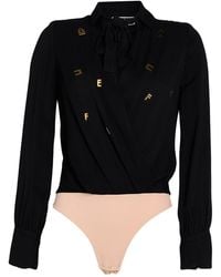 Elisabetta Franchi - Bodysuit Viscose - Lyst