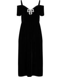 Saloni - Midi Dress - Lyst