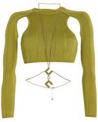 Elisabetta Franchi - Tops - Lyst