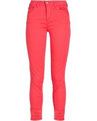 Liu Jo - Coral Jeans Cotton, Elastane - Lyst