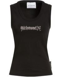 Richmond X - Tank Top Cotton, Elastane - Lyst