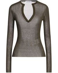 Max Mara - Sfilata Dark Sweater Silk - Lyst