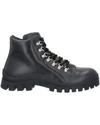 Botines brillantes Premiata de Cuero de color Negro para hombre | Lyst