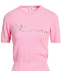 Blumarine - Sweater Cashmere, Glass - Lyst