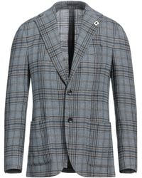 Lardini - Blazer Linen, Silk, Wool - Lyst