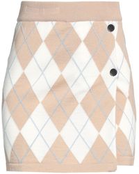 MSGM - Mini Skirt Virgin Wool - Lyst