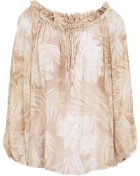 ERMANNO FIRENZE - Top Polyester - Lyst