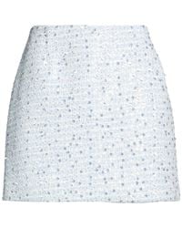SOLOTRE - Sky Mini Skirt Polyester, Viscose, Acetate - Lyst