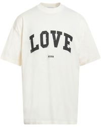 MSGM - T-shirt - Lyst