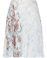 Prada Midi Skirt - Blue
