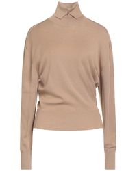 Burberry - Camel Turtleneck Wool - Lyst