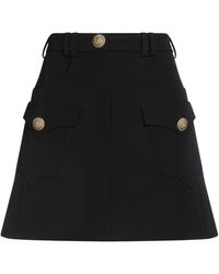 Balmain - Mini Skirt - Lyst