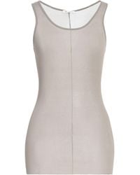 Ami Paris - Tank Top Viscose, Polyamide - Lyst