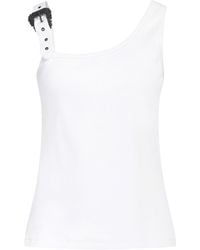Versace Jeans Couture - Tank Top Cotton, Elastane - Lyst