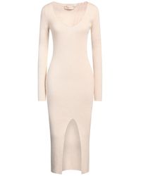 Jucca - Midi Dress Wool, Viscose, Polyamide, Metallic Fiber, Cashmere - Lyst