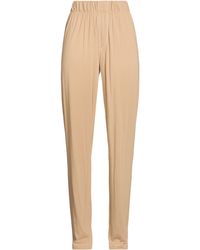 ÉTERNE - Camel Pants Cotton, Modal - Lyst