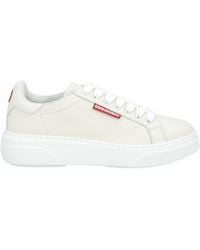 DSquared² - Ivory Sneakers Leather - Lyst