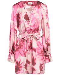ViCOLO - Fuchsia Mini Dress Polyester - Lyst