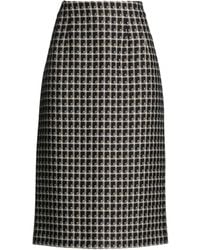Alberta Ferretti - Midi Skirt Acrylic, Wool, Acetate, Polyester - Lyst