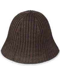 Brunello Cucinelli - Dark Hat Viscose, Polyamide, Brass - Lyst