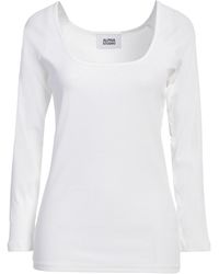 Alpha Studio - T-Shirt Cotton, Elastane - Lyst