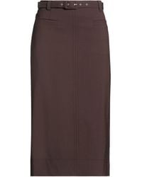 Incotex - By Slowear Dark Midi Skirt Virgin Wool, Elastane - Lyst