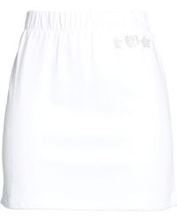 Chiara Ferragni - Mini Skirt Cotton, Polyester - Lyst