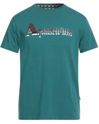 Aquascutum - Deep Jade T-Shirt Cotton, Elastane - Lyst