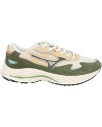 Mizuno - Sneakers Leather, Textile Fibers - Lyst