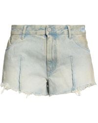 The Attico - Denim Shorts - Lyst
