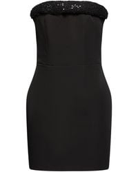 Giulia N Couture - Mini Dress Polyester, Elastane - Lyst