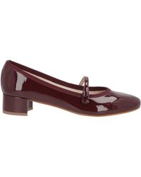 BALLERETTE - Burgundy Pumps Leather - Lyst
