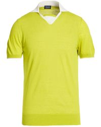 Drumohr - Lime Sweater Linen, Cotton - Lyst