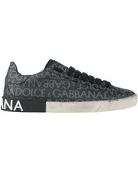 Dolce & Gabbana - Snk Sneakers Cotton, Polyurethane, Calfskin, Polyester - Lyst